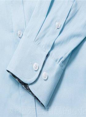 高档022新款邮工作服衬衫男长短袖邮政局湖蓝色中银国政储蓄行工