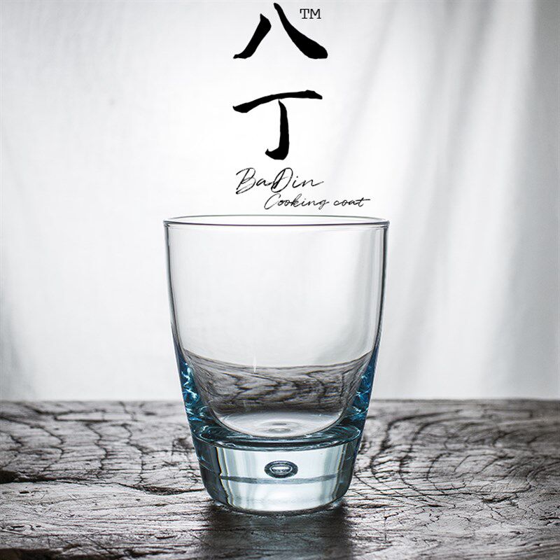 波米欧利彩色气泡多功能餐杯洗漱杯子果汁饮料茶水早餐牛奶玻璃杯