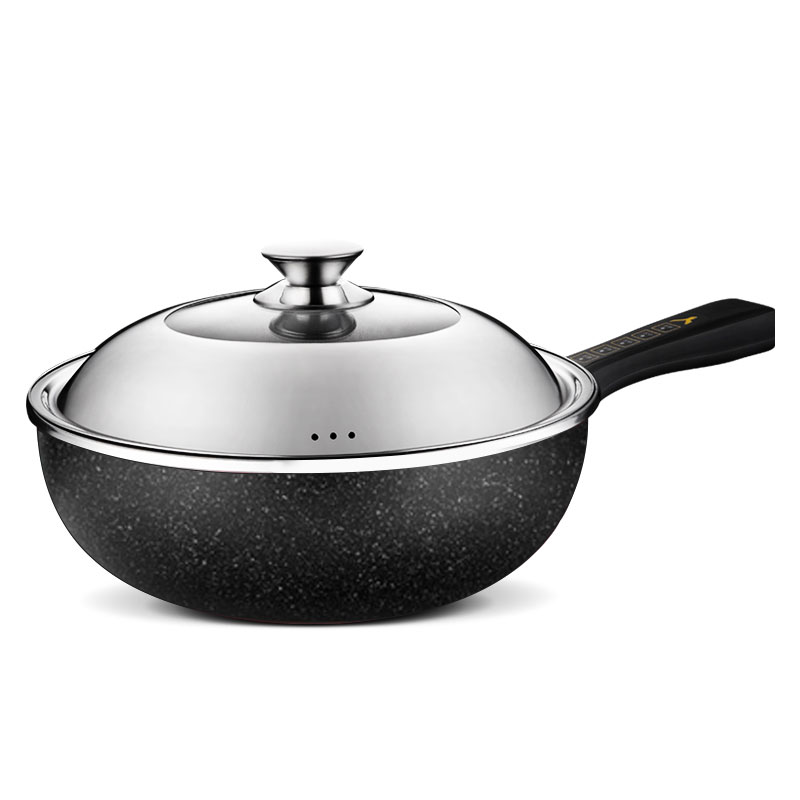 电炒锅家用多功能炒菜电锅插电大功率火锅爆炒一体式不粘电热煮锅