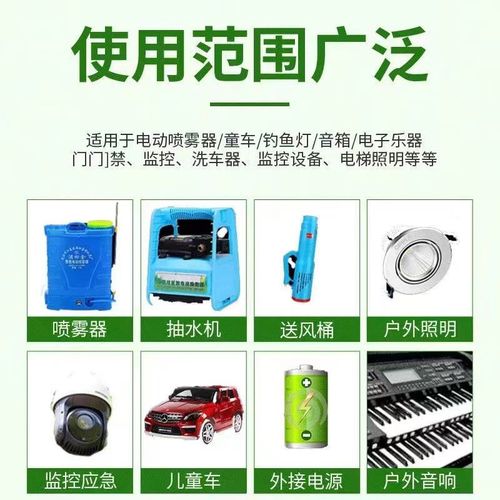 电动喷雾器电瓶电池组蓄电池家用12v20a锂电池农用打药机配件电瓶