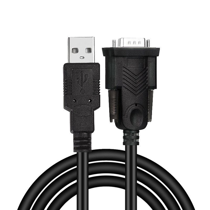 工业级PL2303芯片USB RS232通用串口DB9针公头PLC通讯COM转接线