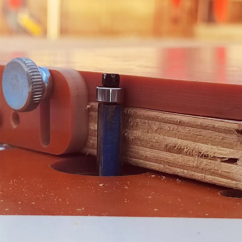 木工衣柜转角圆弧模具R角定位DIY修圆弧四合一铣刀雕刻半圆修边机