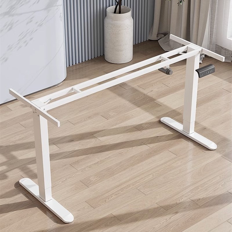 智能电动升降架子桌办公电脑桌学习桌实木书桌电动升降桌腿配件
