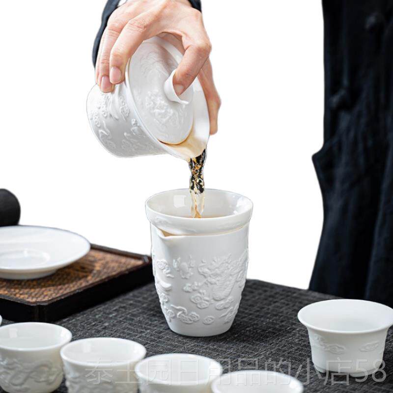 高档思石瓷 白茶具套装CB02