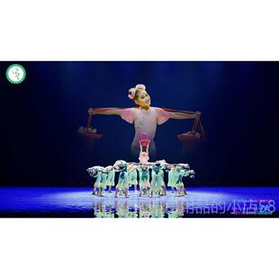 高档花特色少儿舞蹈花挑喜庆节目挑花花制演出服装定花篮道具舞花