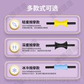 高档腿销手持健身棒轮瑜伽瘦腰背腿部滚轮缓解疲劳按摩磨腿舒筋活