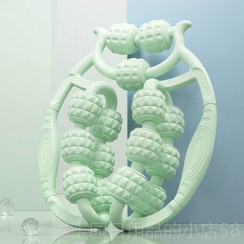 高档冠珏腿部按摩沫器夹腿伽滚轴瘦小腿神器肌瑜肉放松泡轴狼牙棒