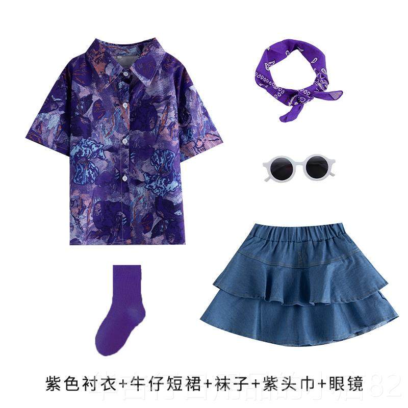 正品六一儿童复古风啦啦队出小学生服运动会幼儿园舞蹈演港表演服