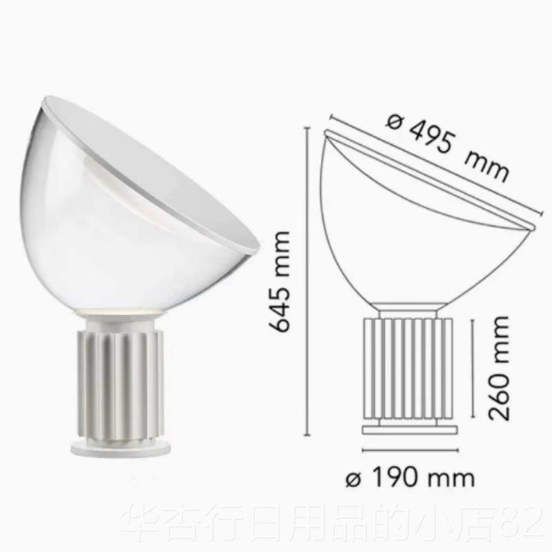 正品T意大利后现代高端acci设师样板a间客厅卧室床头计玻璃雷达台