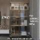 正品 ZNZI全景玻璃猫别墅档大空间猫笼高家用实木猫内屋宠室猫咪猫