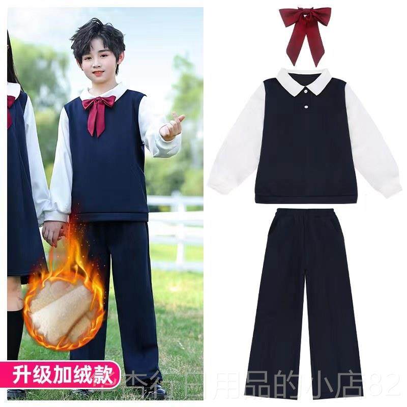 正品儿童演出幼儿园男女童诵诗歌朗表演合唱服园服校服小服学服生
