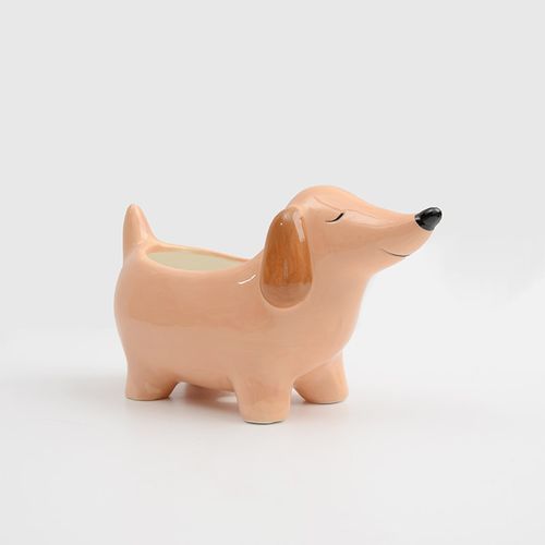 oakliving动物造型花瓶陶瓷家用摆件盆栽创意送礼客厅卡通插花