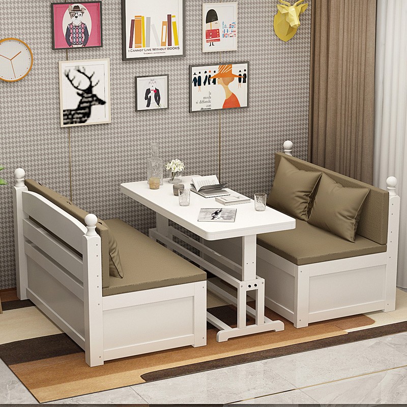 实木沙发床小户型可折叠单人人伸缩坐卧两用床客厅多功能沙发床