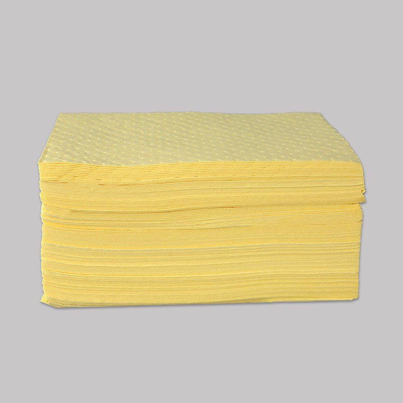 化学品吸油棉卷工业吸液毡实验室强酸强碱溶剂专用危化液体吸附毯