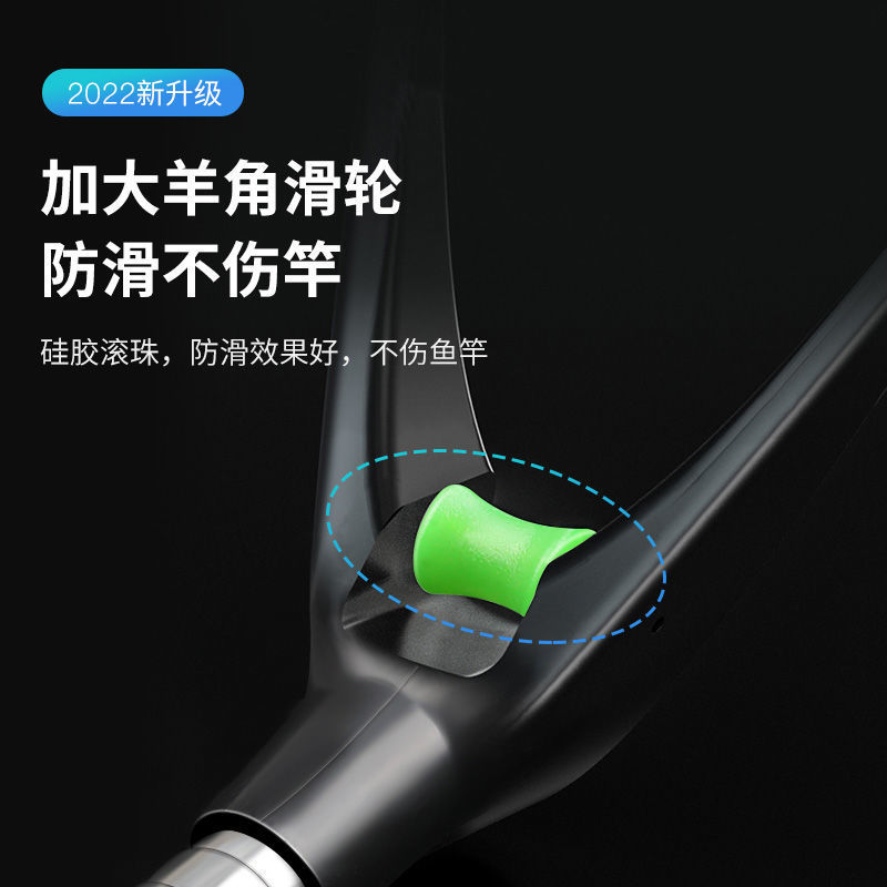 大物支架钓鱼炮台不锈钢钓鱼箱两用手竿台钓硬钓椅加粗炮架加粗