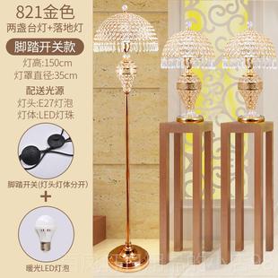 高档欧式落地灯落卧客厅立式台灯网红落地灯in室s灯风设计感师地