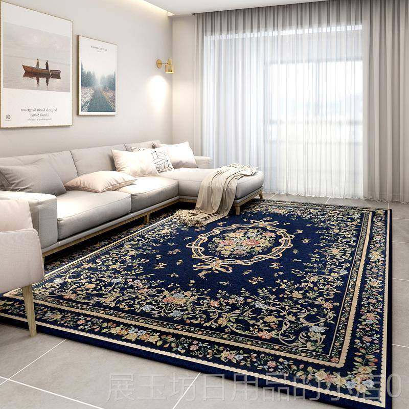 高档欧美地毯卧式室进门客可洗北欧厅ins餐厅大面积茶几垫家用美
