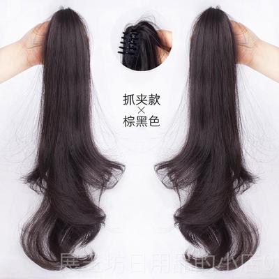 高档超轻双马尾假发女长卷发真绑带式jk可爱莉萝仿发自真然逼大波