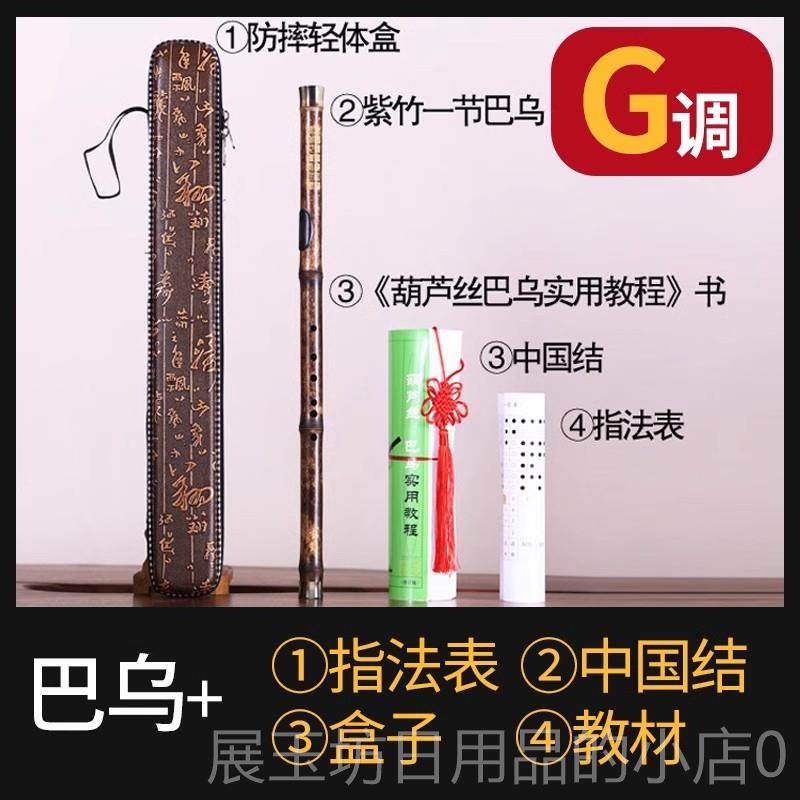 正品乌乐器吹成专业演奏竖小学生初学入门大音量G/F调 单人管巴乐