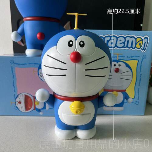 正品大号哆A啦梦家居摆件小静办香夫大雄纪念品手公仔模型生日礼