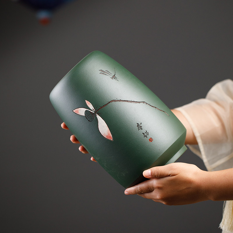 尚扣紫砂李超绿泥粉浆呙口花盆手工彩绘室内绿植兰花桌面古典花器,鲜花速递/花卉仿真/绿植园艺,花盆,淘宝优惠券,粉丝福利购,淘宝优惠卷