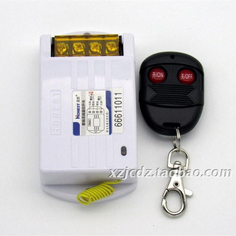 36v 48v 60v 72v 220伏电动电瓶车无线遥控开关穿墙远距离水泵等