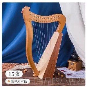 高档竖弦琴8 众15 19 23初学者儿童里女生迷你小型拉琴冷门小易学