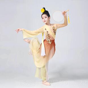 高档女子古典舞表演服装2023新优试雅剧目韩毅影子童舞蹈服装艺测