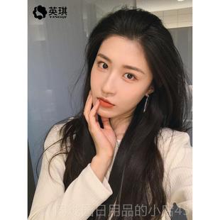 正品假发直女夏长发轻薄全蕾丝zi辫发隐形然真发中分长发汉服全自