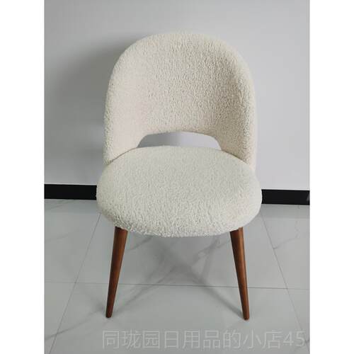 正品现代简约全木大议师设计单椅人实家用户外休闲椅会梳妆餐椅椅