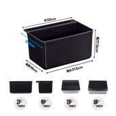 白云加厚餐具收集桶餐车废渣桶收餐车大小号挂桶酒店餐厅收垃圾桶