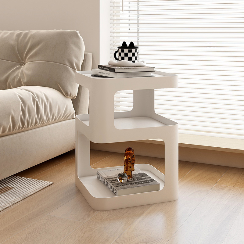 沙发边几简约创意奶油风角几客厅多功能小桌子边柜小户型迷你茶几