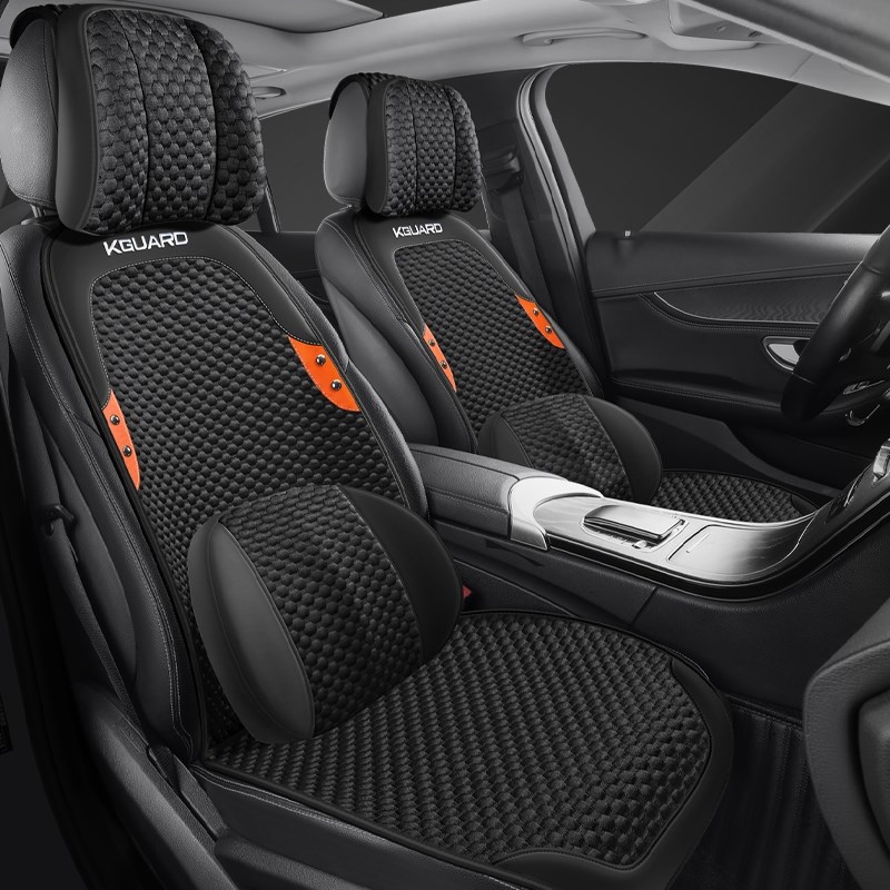 极氪007专用汽车坐垫四季通用马鞍垫空气层半包通风007座椅座垫