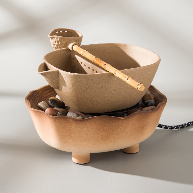 煮茶电陶炉陶瓷煮茶壶煮茶锅套装古法煮茶器茶炉茶具复古罐罐茶壶