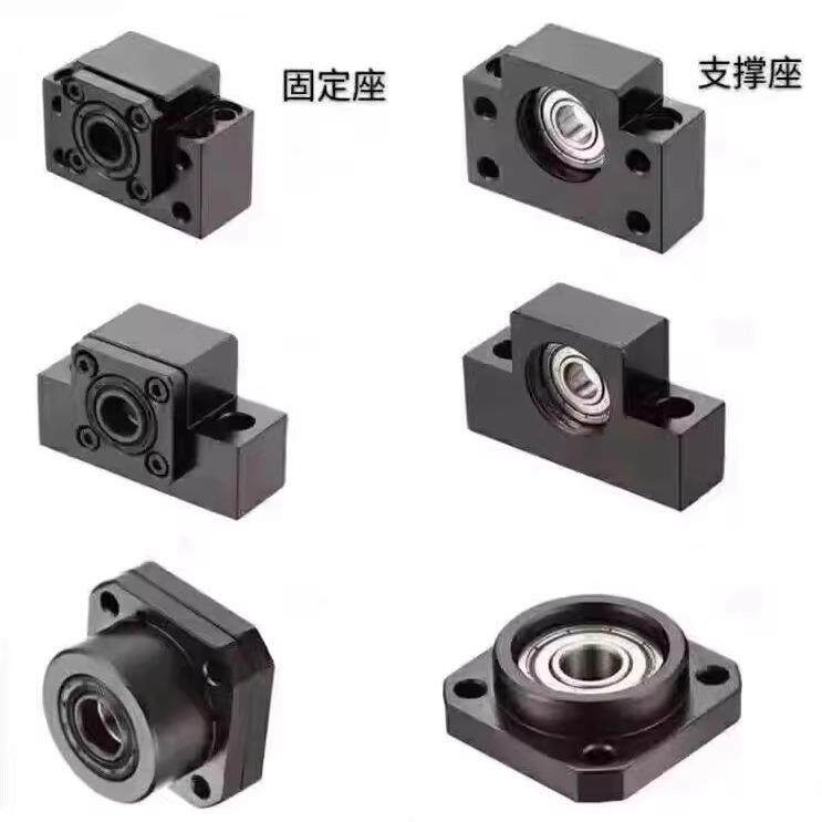 方形丝杠支座组件LEB21 LEB23 LEB31-10-12-15-20-25侧支撑固定侧