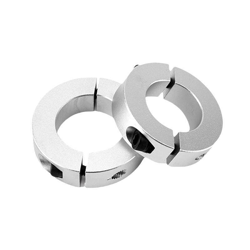 铝合金固定环分离型光轴夹紧器套圆管圆棒夹抱箍环管卡轴套锁轴器