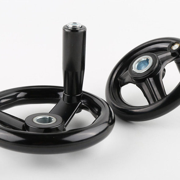 转动手柄型开口型HAL91-D80/D100/D125怡合达直幅条圆轮缘手轮