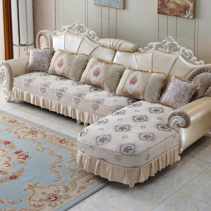 定制欧式沙发坐垫套靠背巾异型弧度沙发垫薄款防滑四季通用全包罩,居家布艺,沙发垫,淘宝优惠券,粉丝福利购,淘宝优惠卷