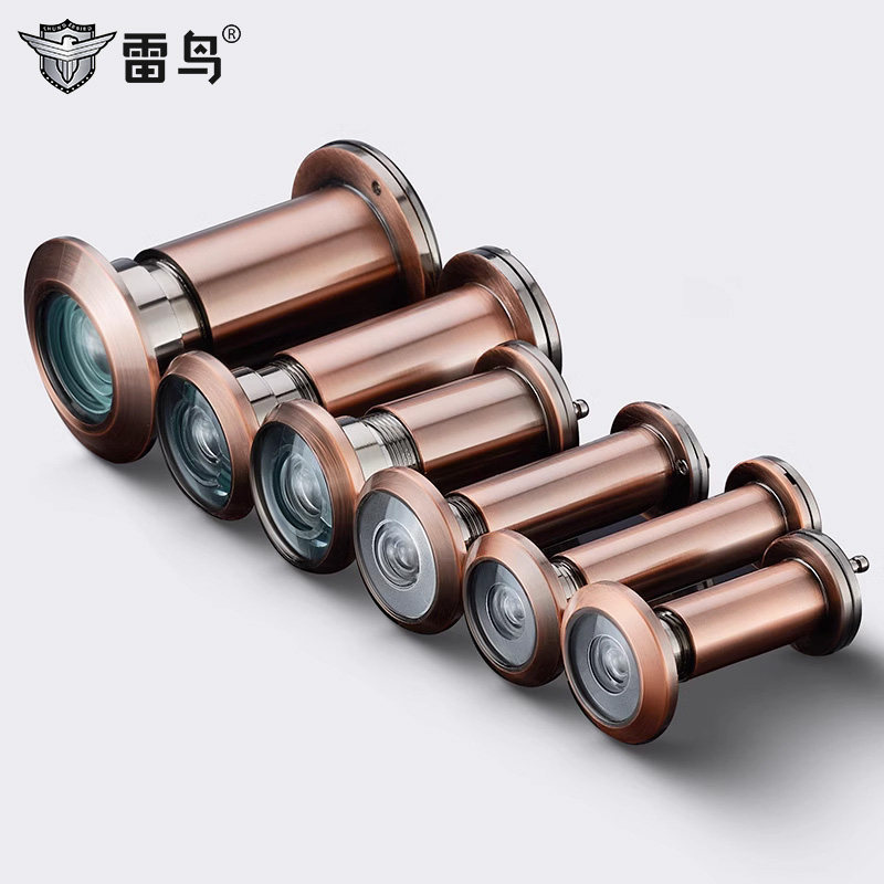 雷鸟猫眼门镜通用堵孔家用门上猫眼不带摄像头监控防盗器猫眼门铃