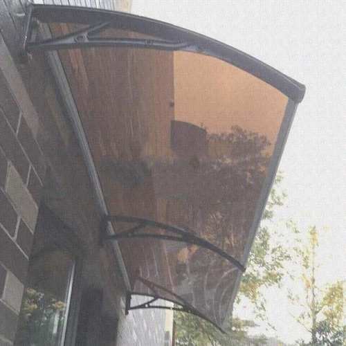 窗户透光商店阳台店铺窗口露台水平平房防水牢固雨棚简约遮挡雨篷