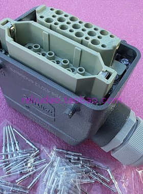 HRTING注塑机机械手32P芯插头HN-1-F/M德马格HN-D控制插座