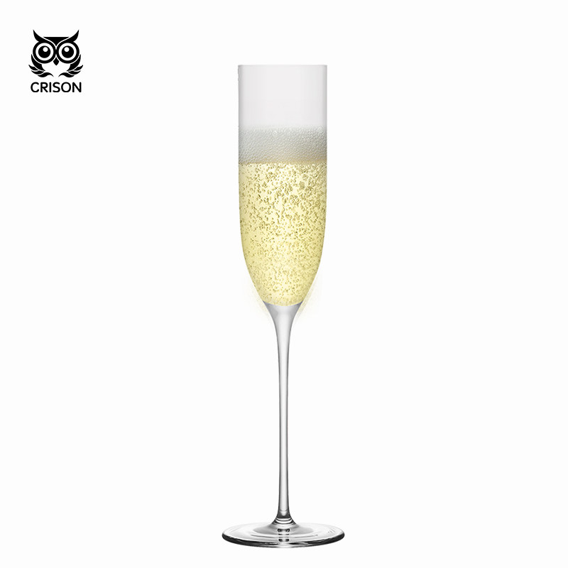 CP8205 CRISON柯瑞森水晶玻璃笛型香槟酒杯子调酒鸡尾酒高脚经典