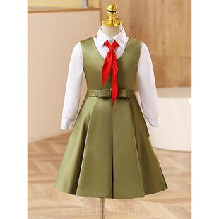 正品儿童大合演出服唱男女歌唱祖国红歌表唱演服小学童生演讲比赛