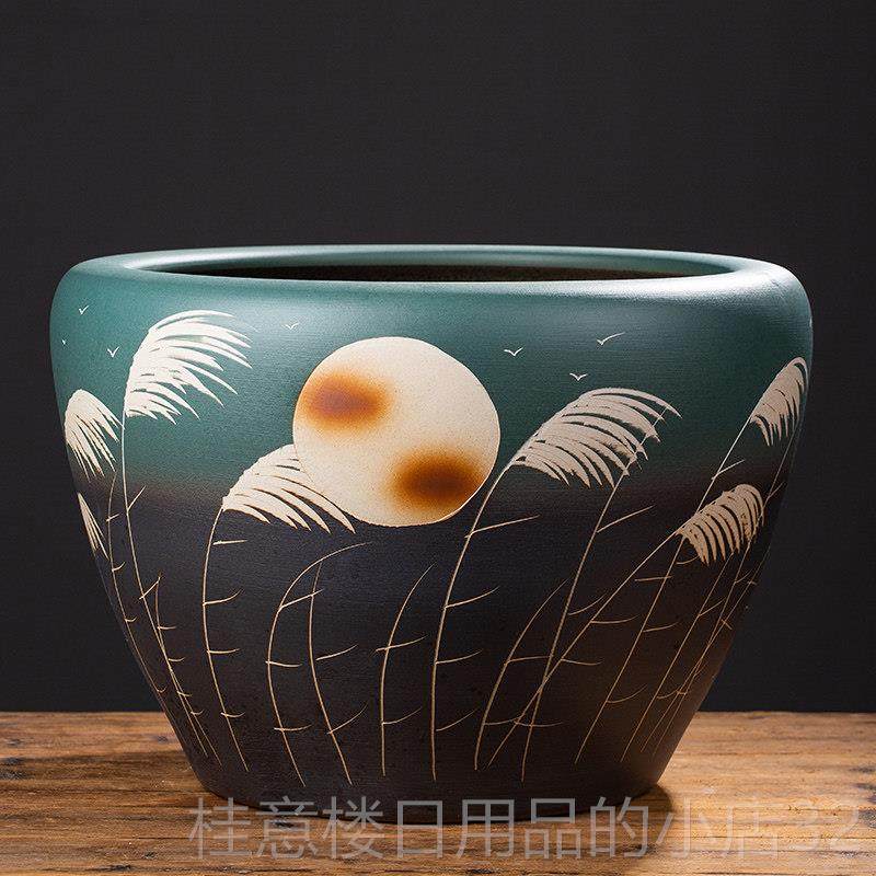 正品景镇德陶瓷大缸荷花睡莲养锦鲤庭院金鱼乌龟大缸种树缸号老式,宠物/宠物食品及用品,底柜/落地缸,淘宝优惠券,粉丝福利购,淘宝优惠卷