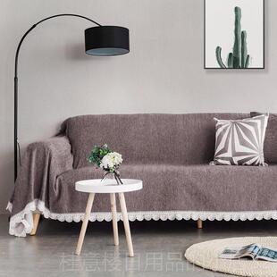 正品雪尼发垫四季通用防滑尔布料加厚面料沙发巾套罩全靠背沙巾北