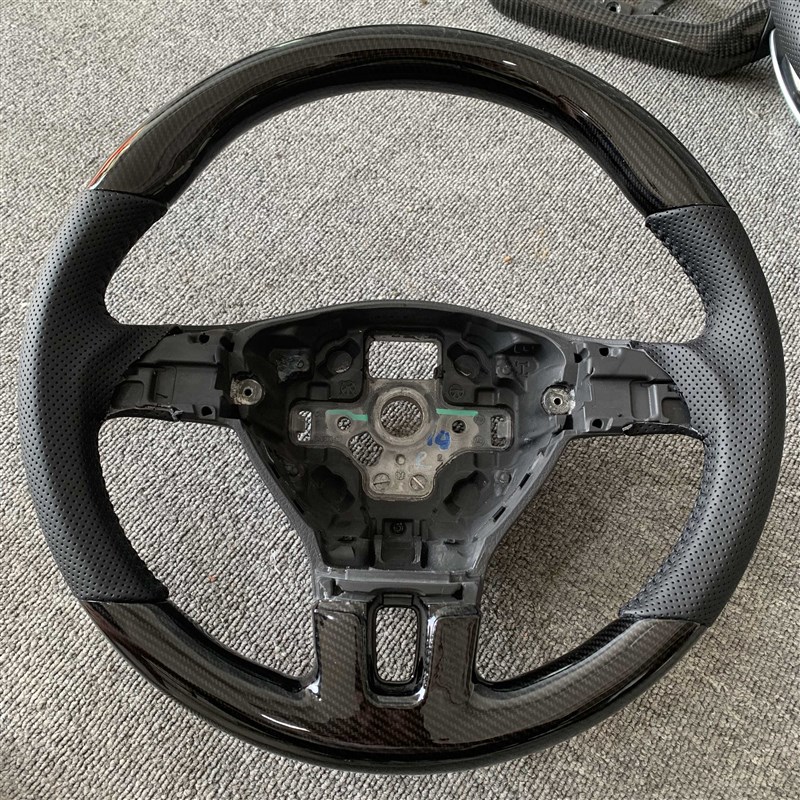 新老款大众桃木方向盘迈腾B8帕萨特途昂途观L途岳夏朗改装升级
