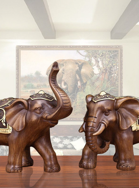 招财纳福对象摆件家居客厅酒柜电视柜装饰品乔迁新居结婚简约礼品