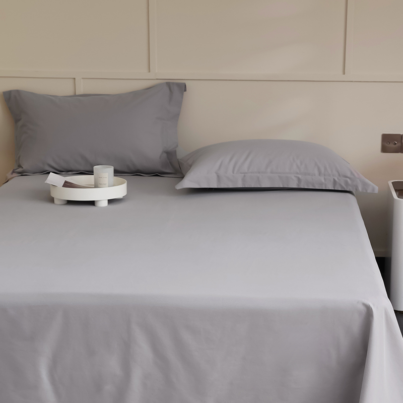 单件类100支新疆长绒棉单1.8m牀笠 亲肤全棉磨毛1对枕人牀单