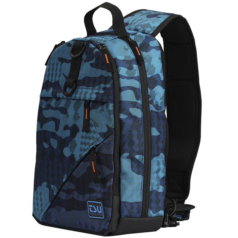 钓之屋E3大容量多功能便携式路亚单肩包左右肩互换钓鱼包渔具包