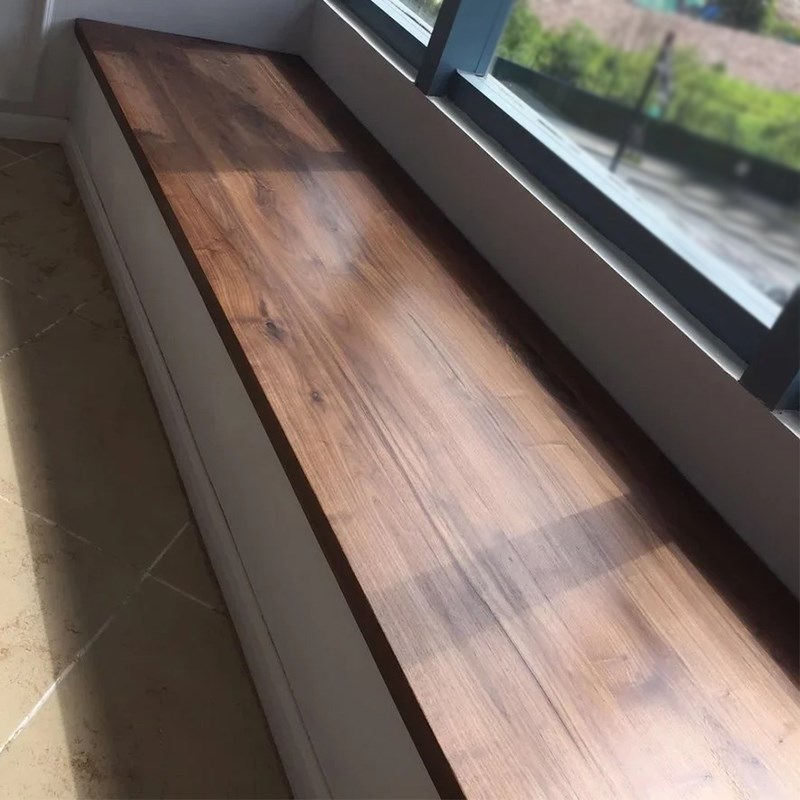 北美黑胡桃木窗台板 飘窗包边实木板材原木木料加工木质定制桌面